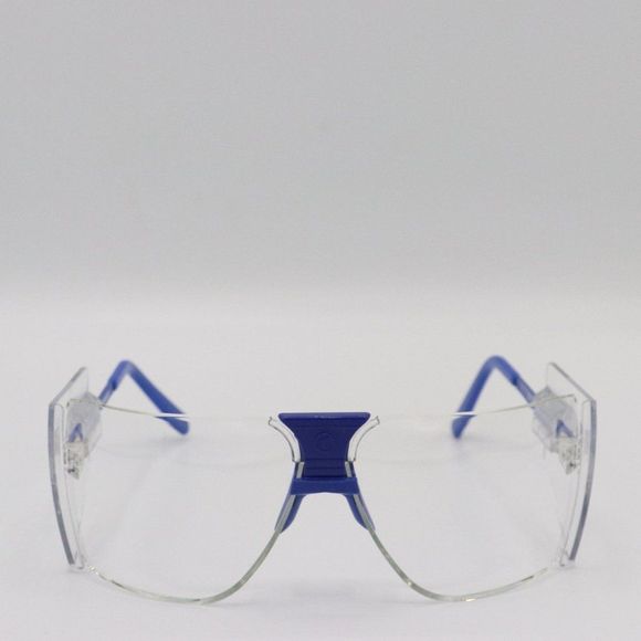 Gargoyle Classics Clear Lenses Blue Trim Iconic Vintage Glasses - Picture 1 of 3